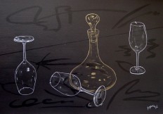 Métaux, Eclats de verre